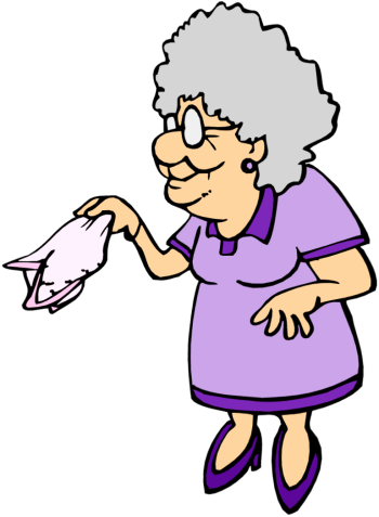 Where's My - Transparent Background Grandma Transparent (350x477)