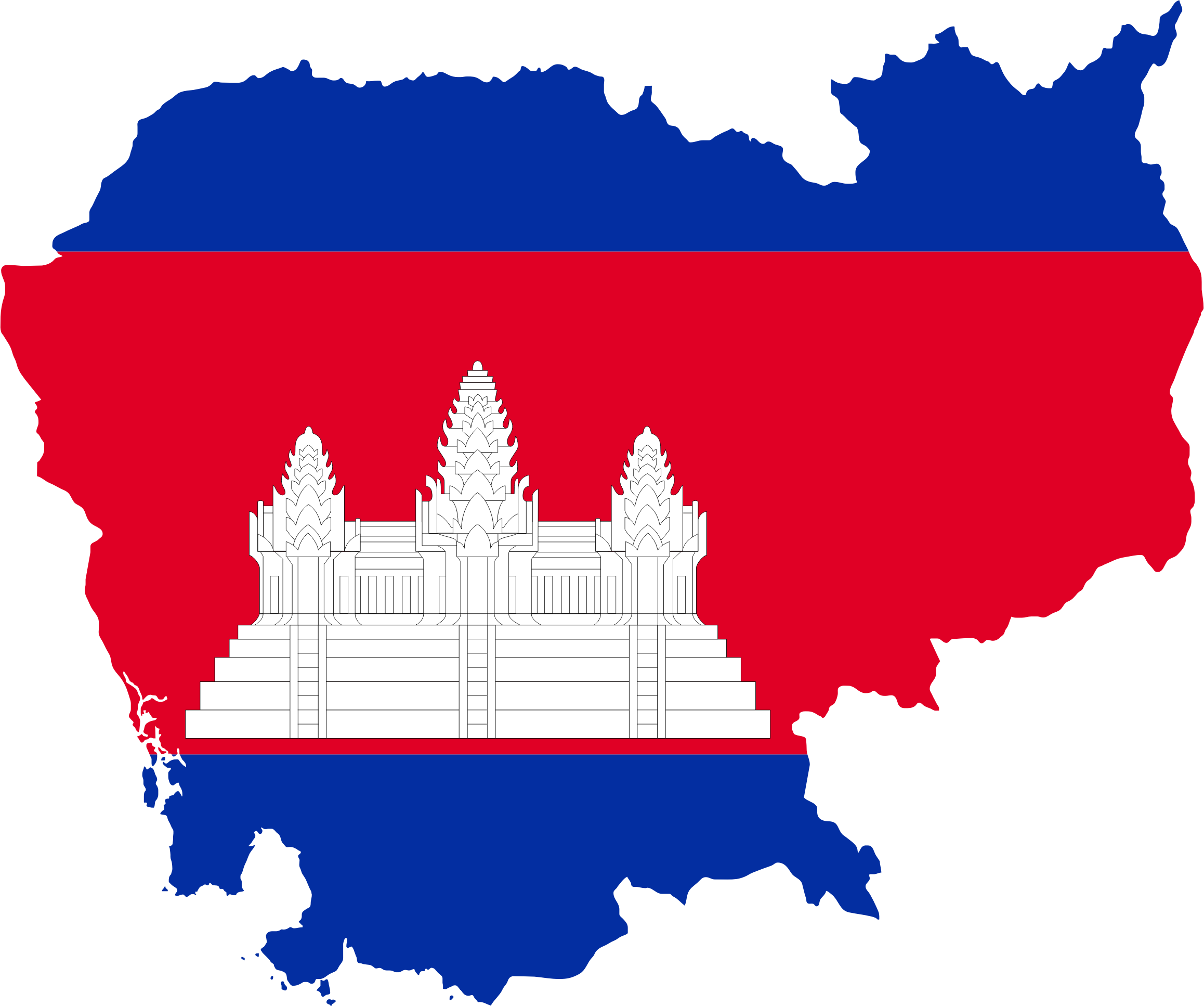 Brauche Ich Ein Visum Um Nach Kambodscha Zu Gehen - Cambodia Map Outline (2316x1934)