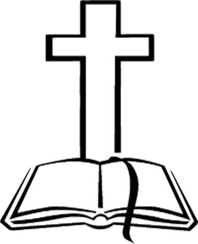Luxury Bible Cross Clipart Bible And Cross Images Clipart - Cross And Bible Clipart (400x493)