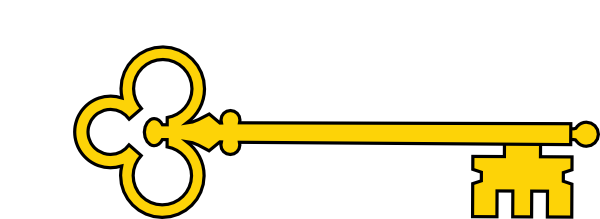 Writing An Essay Clipart - Gold Key Clipart (600x219)