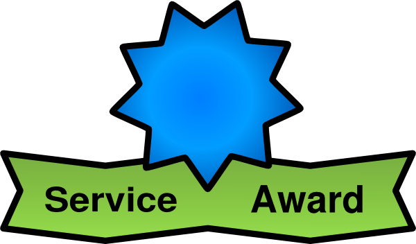 Service Award Free Clipart - Most Likely To Succeed Award (600x352)