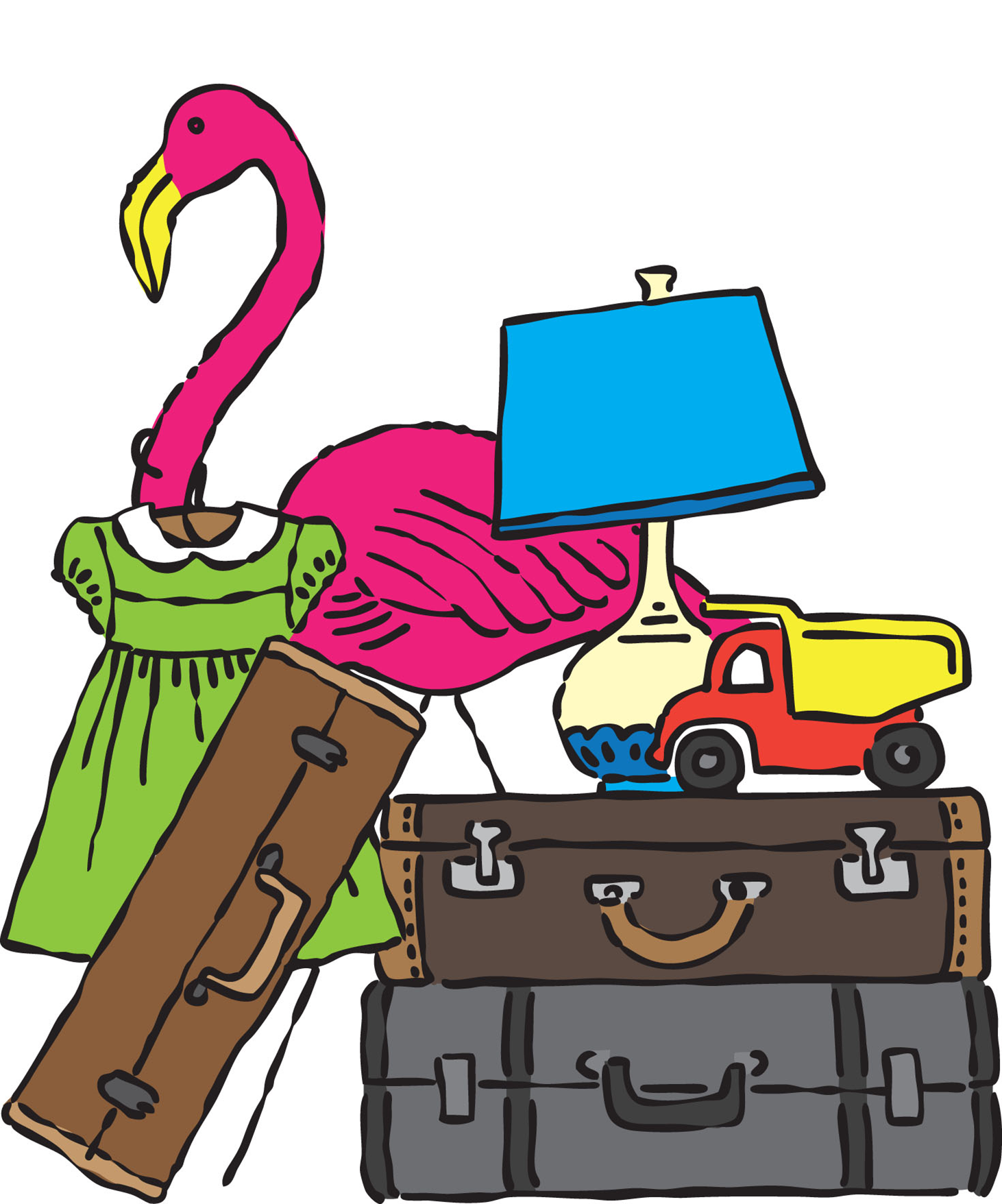 Church Yard Sale Clipart - Garage Sale Clipart Transparent (1462x1756)