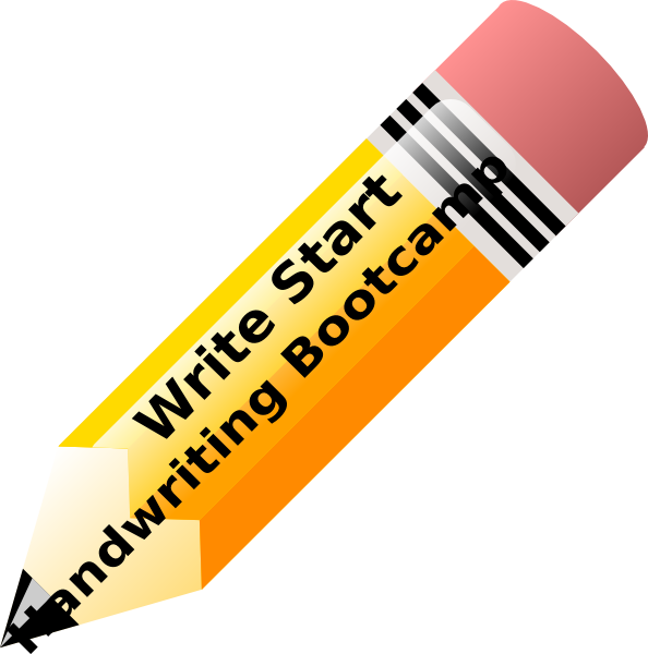 Handwriting Clip Art At Vector Clip Art - Pencil Clipart (594x600)