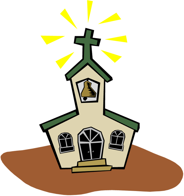 Clipart Of Church, Going And Come - Church Clipart Png (705x750)