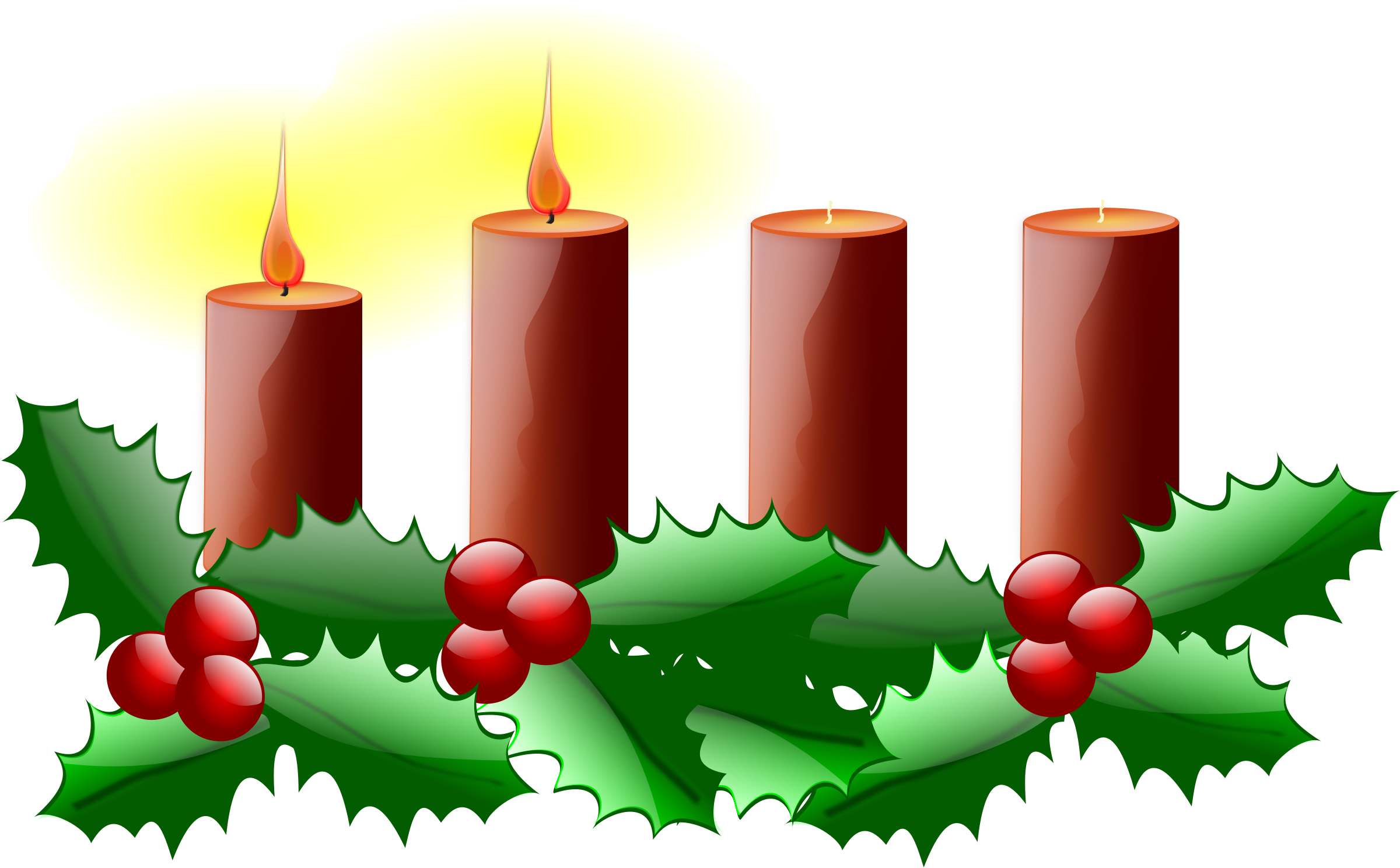 Second Sunday Of Advent - Third Sunday Of Advent Clipart (2400x1488)