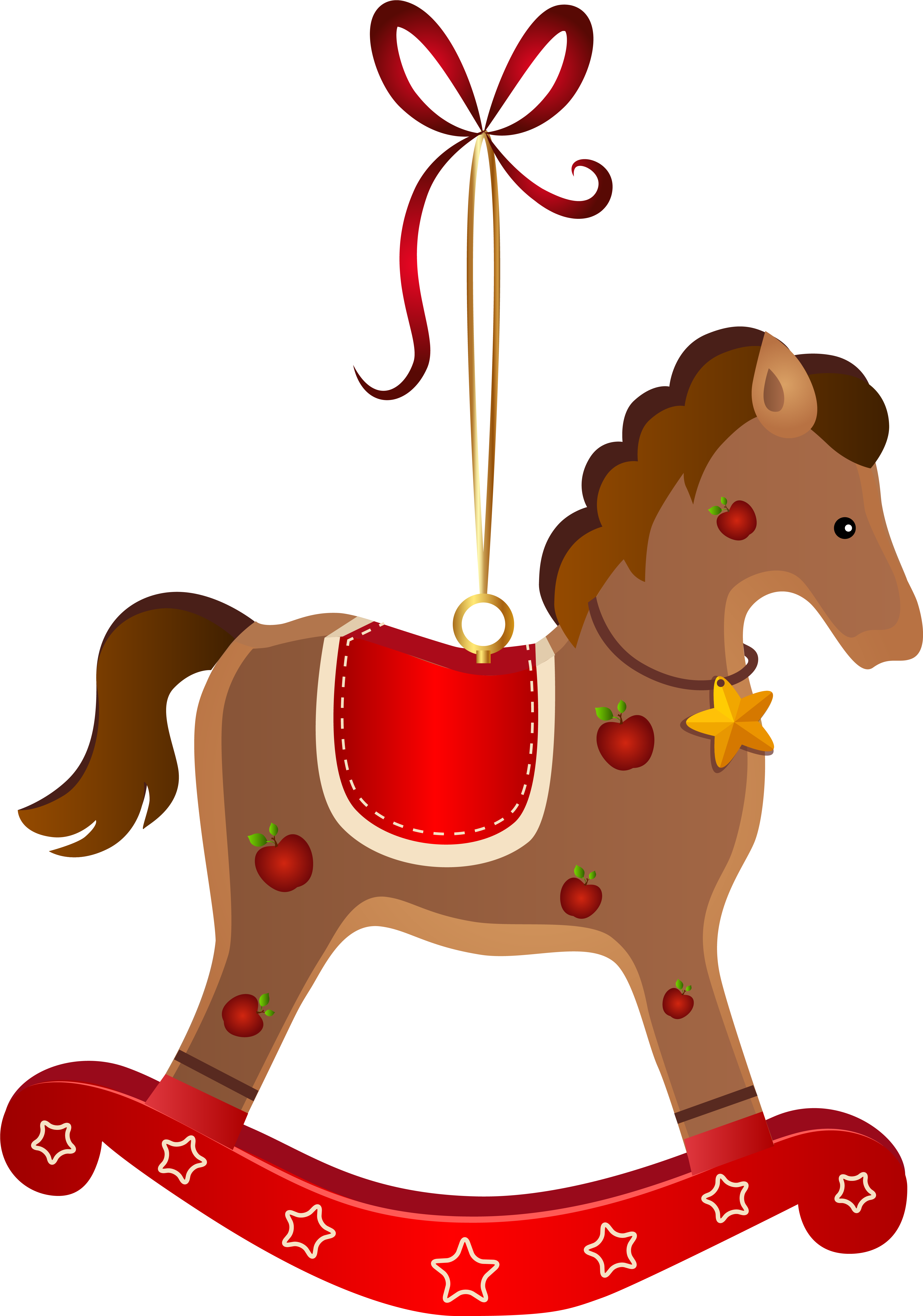 Rocking Horse Christmas Ornament Transparent - Rocking Horse Christmas Ornament (4406x6283)