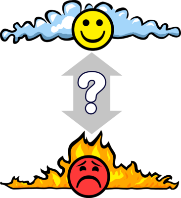 Truth Challenge 2014 January - Heaven And Hell Cartoon (366x400)