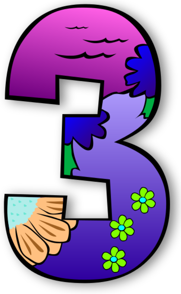 Creation Clip Art - Numbers Animated Pictures 2 (600x976)