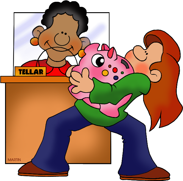 Bank - Phillip Martin Clipart Bank (648x635)