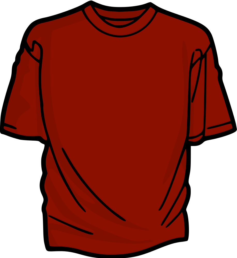 Similar Clip Art - Red Shirt Clip Art (2201x2400)