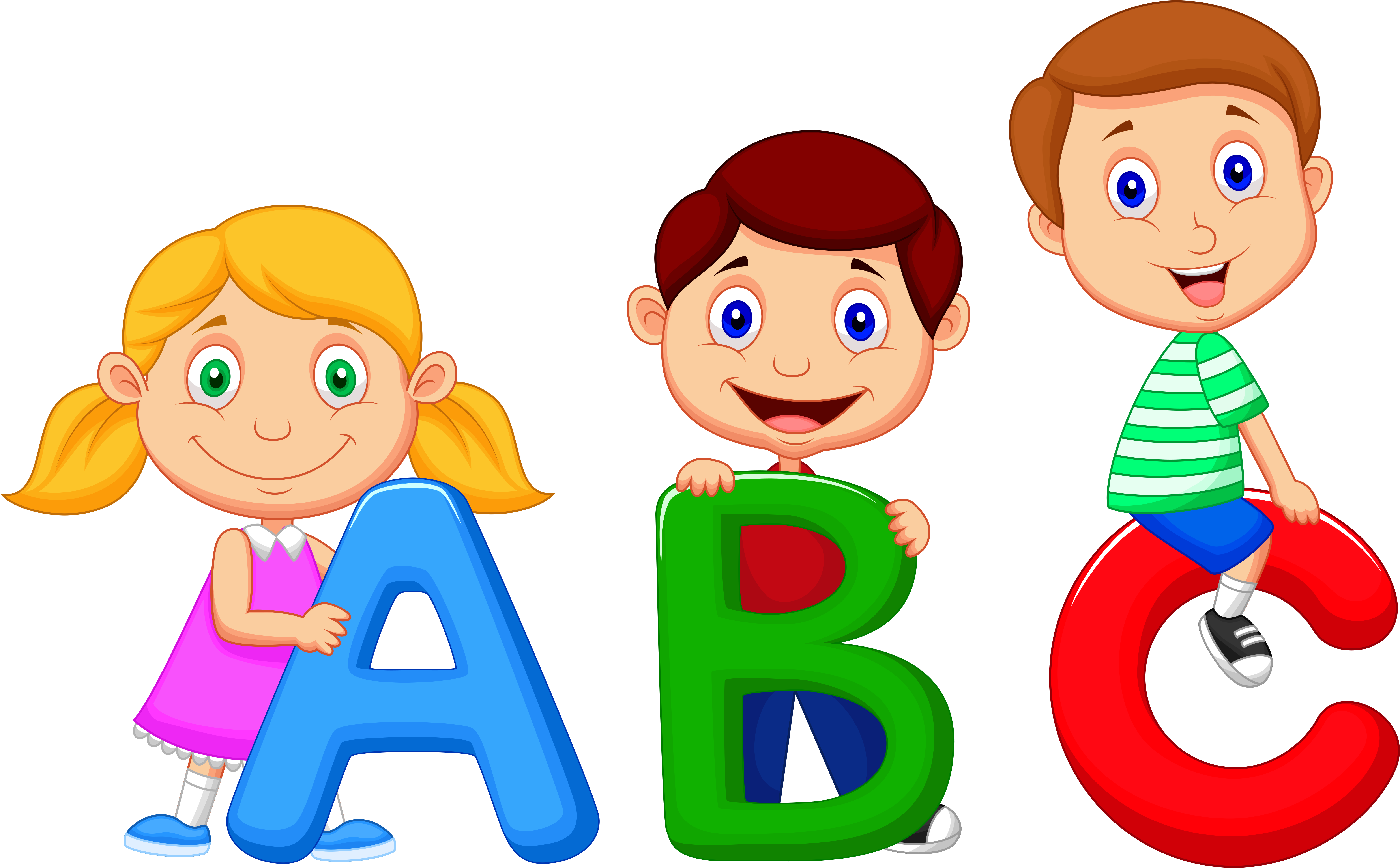 Alphabet Song Cartoon Clip Art - Baby's Babble! Baby's First Sight Words. - Baby (6478x4000)