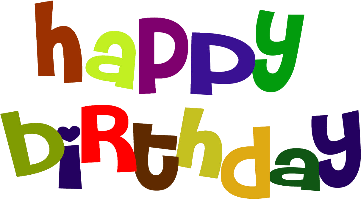 Colorful Happy Birthday Sign Clip Art - Happy Birthday Clip Art (1260x737)