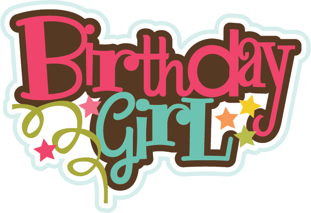 Birthday Girl Clipart Free - Happy Birthday Girl Png (632x432)