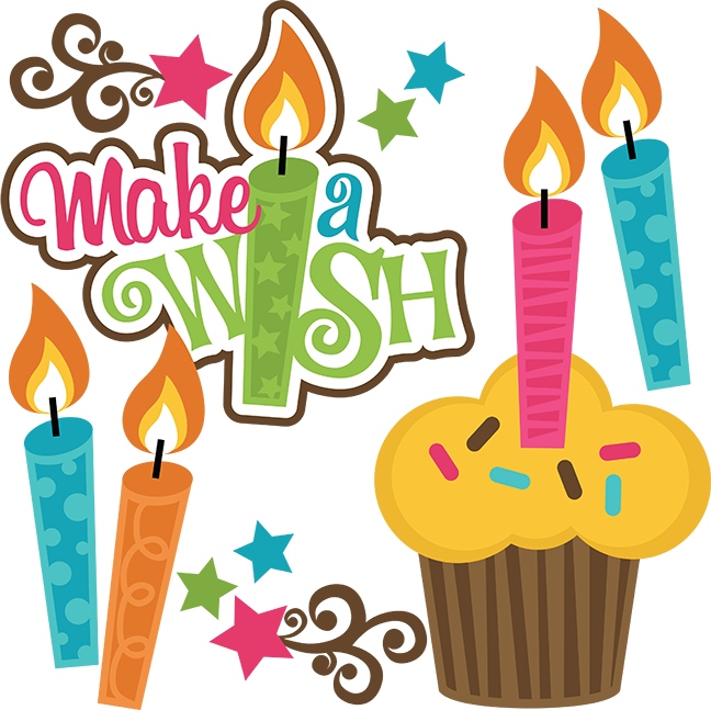Make A Wish-girl - Birthday Wishes Clip Art (648x647)