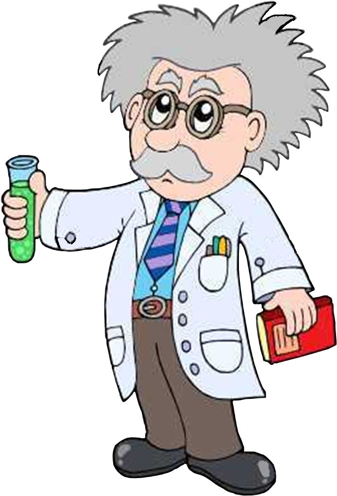 Scientist Cartoon Clip Art - Scientist Clipart (1004x1093)