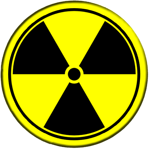 Science Symbols Clip Art - Radioactive Symbol (512x512)