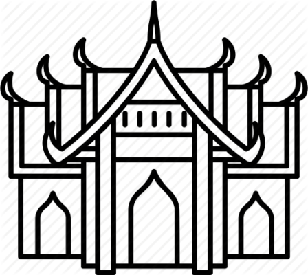 Don't Miss The Most Iconic Temples Of The City - Temple In Thailand Clipart (448x400)