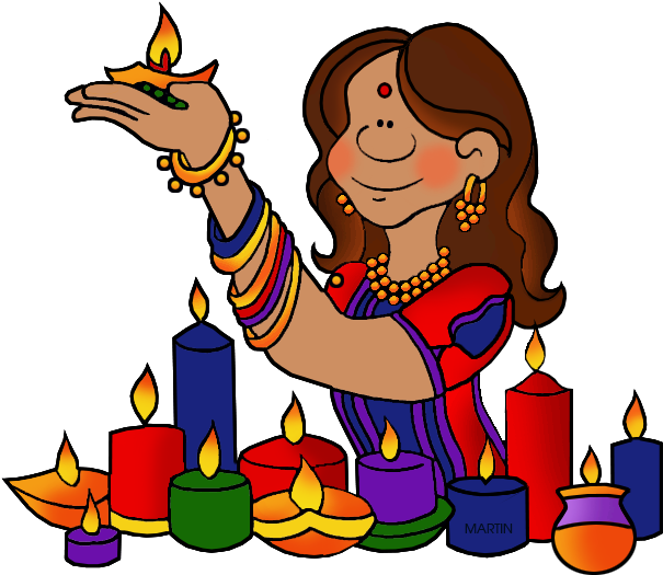 Diwali - Clipart India (648x568)