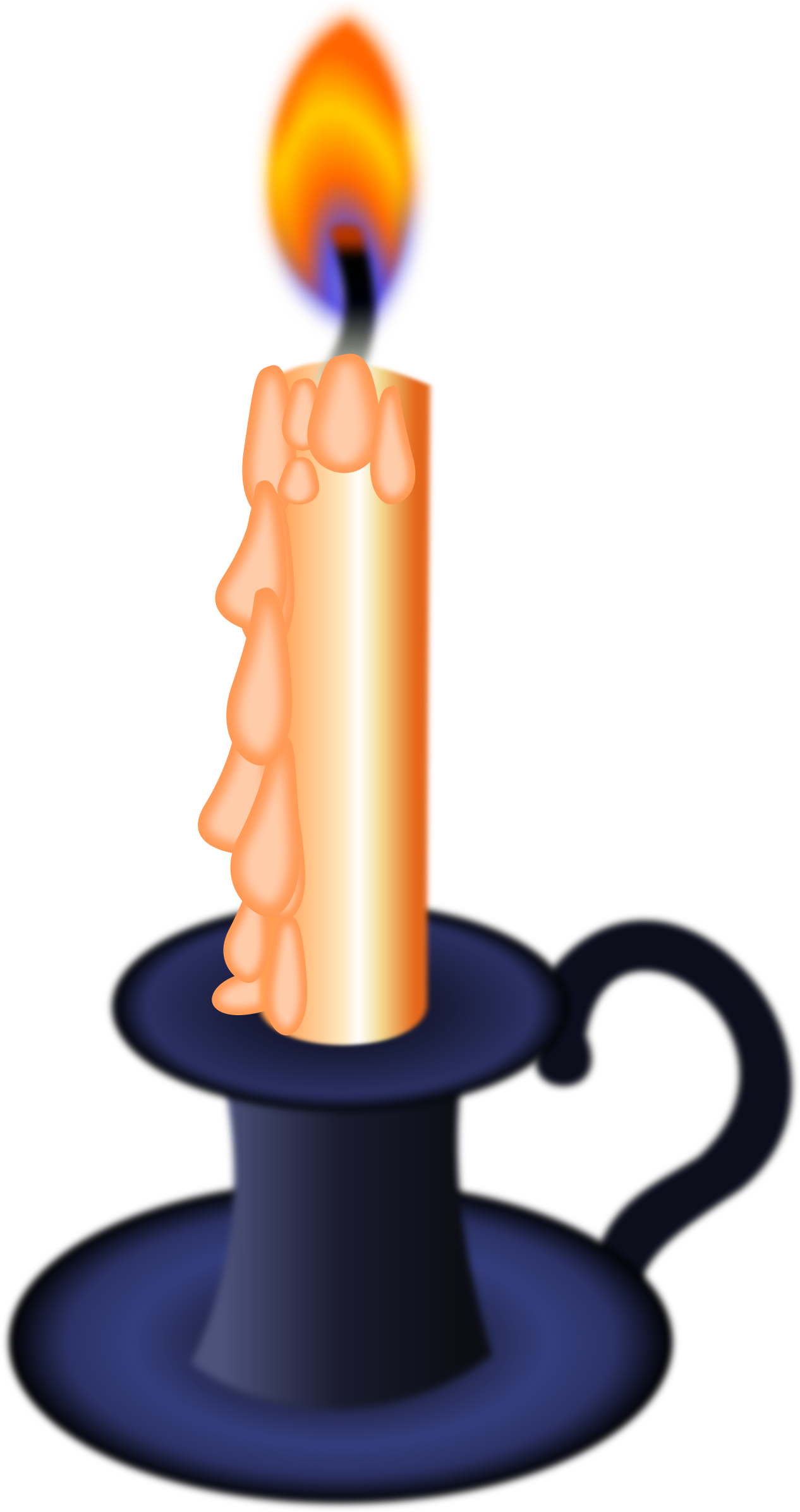 Halloween Candles Cliparts Clip Art Library - Candle Clipart Png (1266x2392)