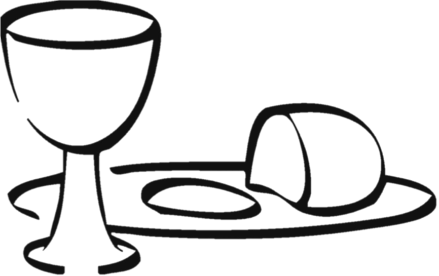 A Celebration That Started After The Death Of Jesus - Christian Symbols Bread And Wine (866x545)