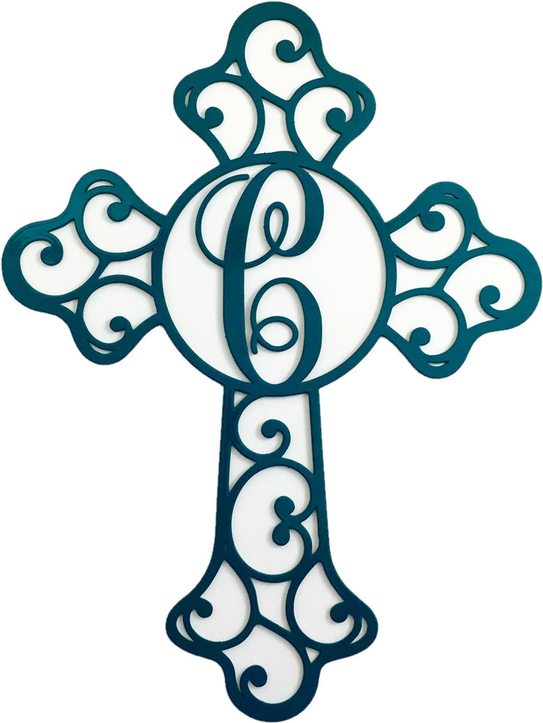 But The Fact Is, The Cross Is A Symbol Of Death - Swirly Cross (778x1036)