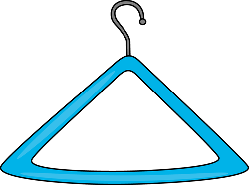 Hanger Clip Art - Clipart Image Of Hanger (500x372)