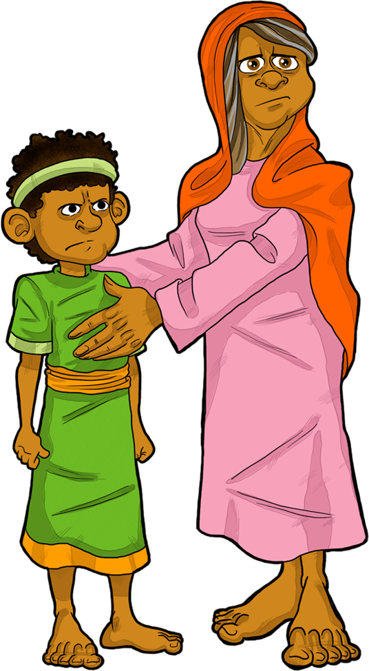 Poor Moses In The Wilderness, The Israelites Kept On - Israelites Clipart (536x974)