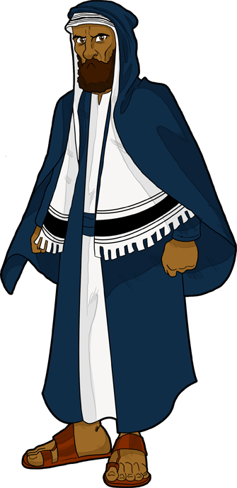 Pharisee From The Temple - Characters From Jesus Time (335x689)