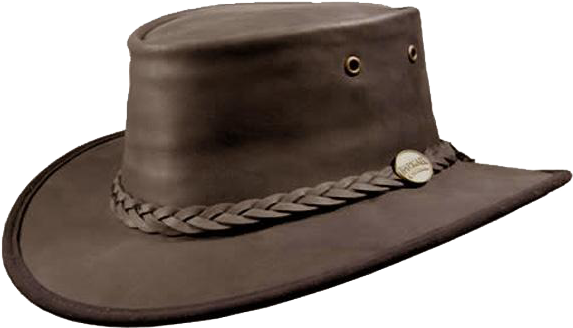 Cowboy Hat Transparent Background Pics For Top Hat - Barmah Bronco Hat - Black (600x354)