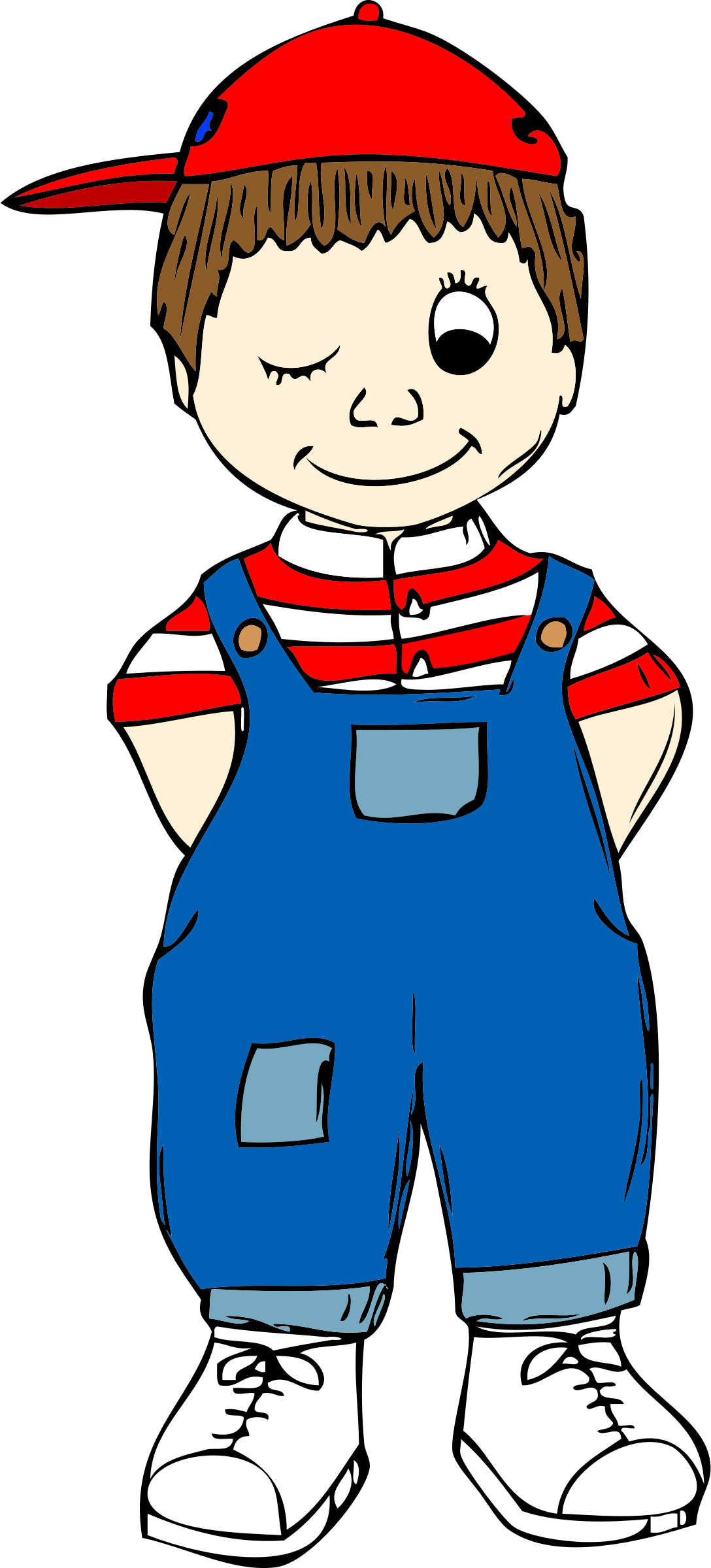 Young Boy Clipart - Lad Clipart (1088x2400)