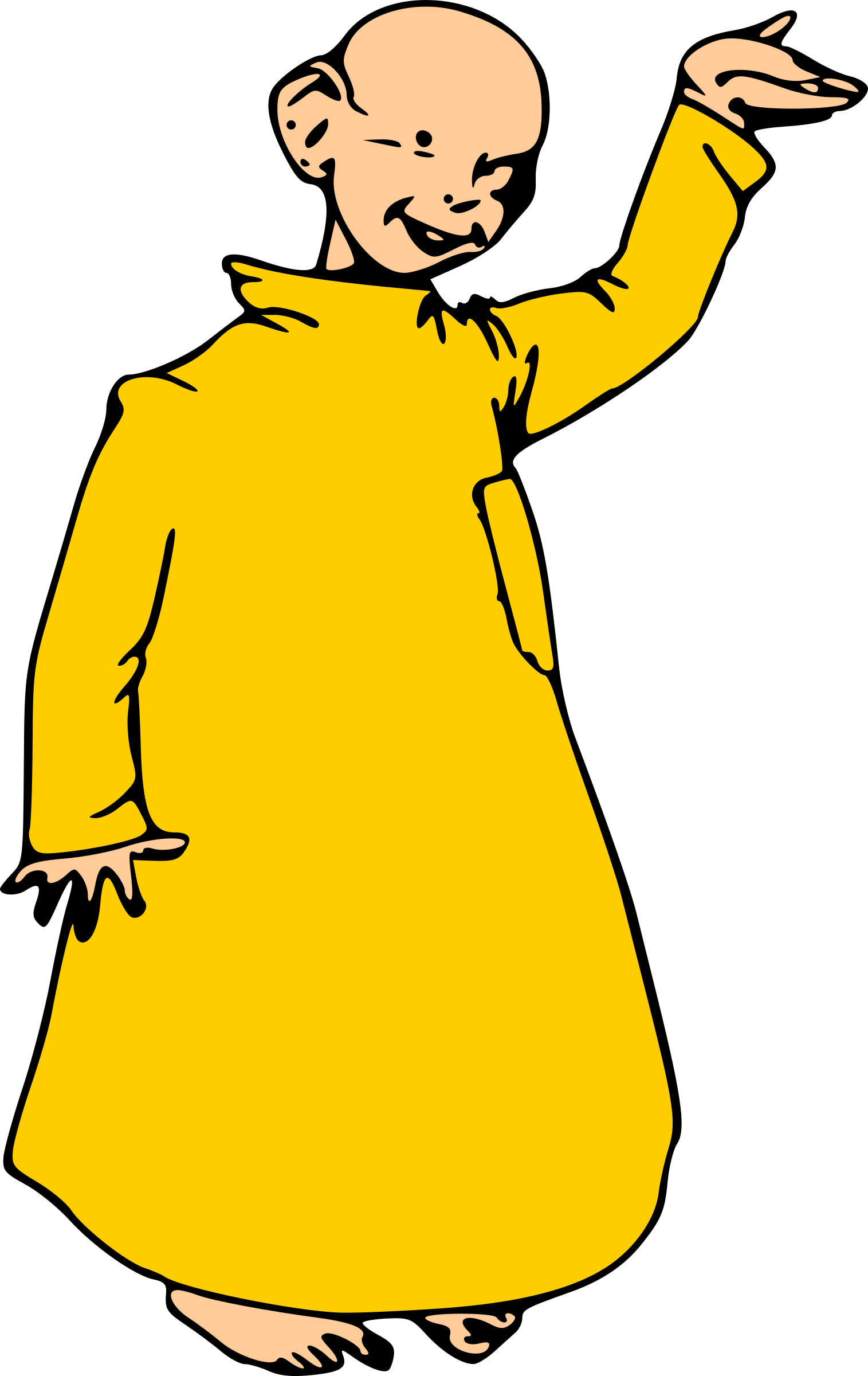 Big Image - Yellow Kid Clipart (1515x2400)