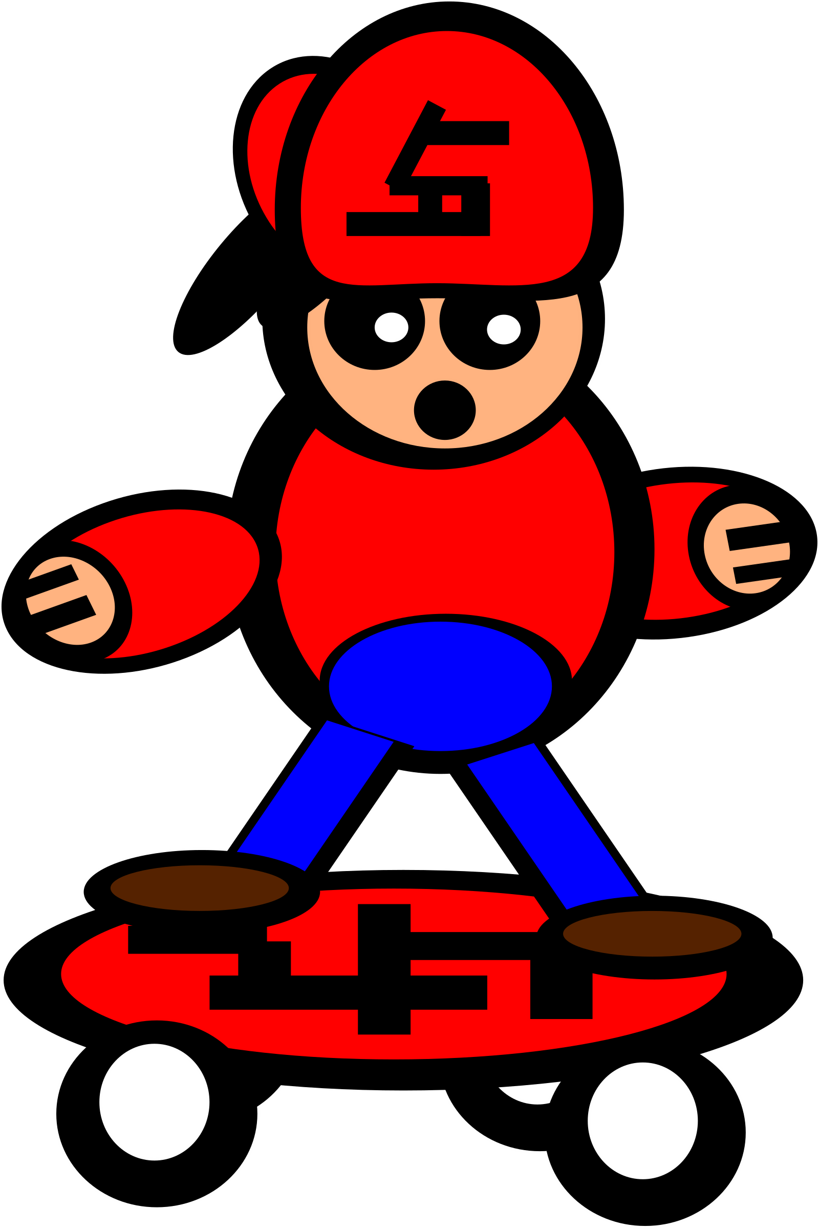 Clipart Cool Kid - Cool Kid Png (1600x2400)