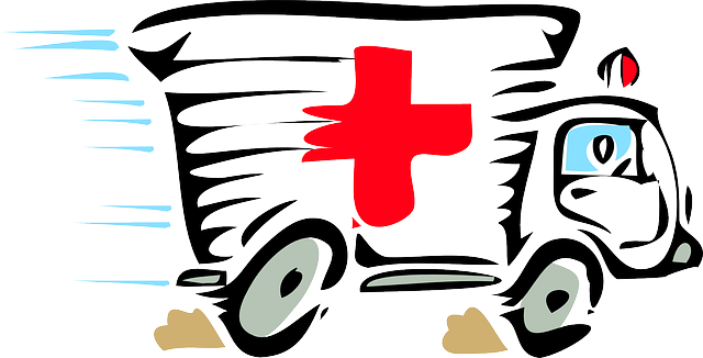 Ambulance In Action - Ambulance Clipart Transparent (640x326)