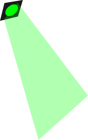 Spotlight Green Light Clip Art Vector Clip Art Free - Clip Art (372x593)
