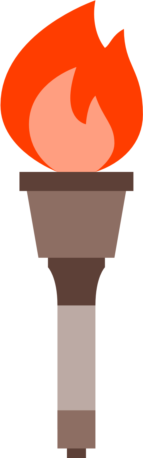 Torch Clipart Icon - Olympic Torch Png (1600x1600)