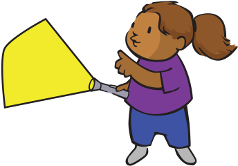 Let Your Light Shine - Shine Torch Clipart (640x480)