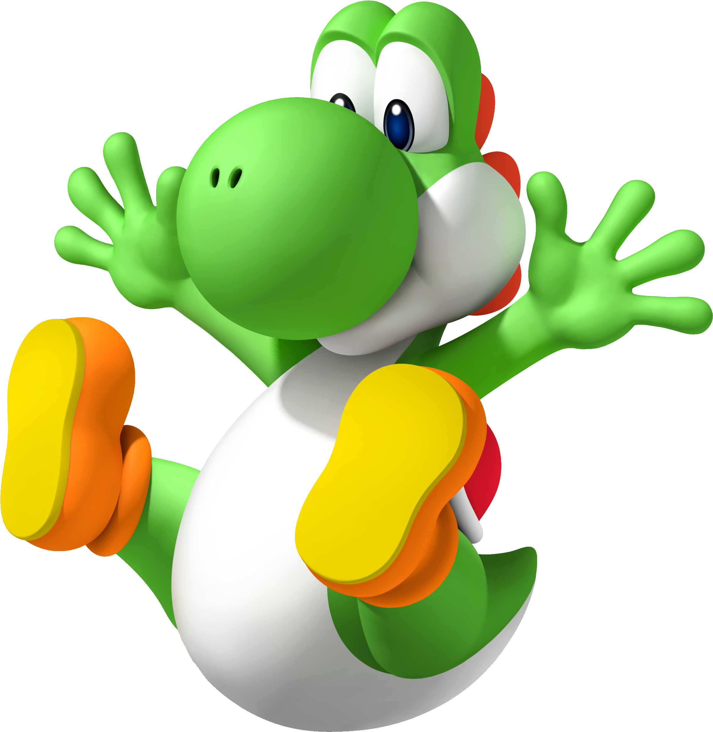 Super Mario Bros Clip Art - Yoshi Png (2565x2729)