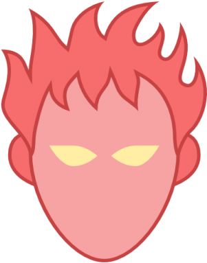 Red Human Torch Icon Png Png Images - Icon (400x400)