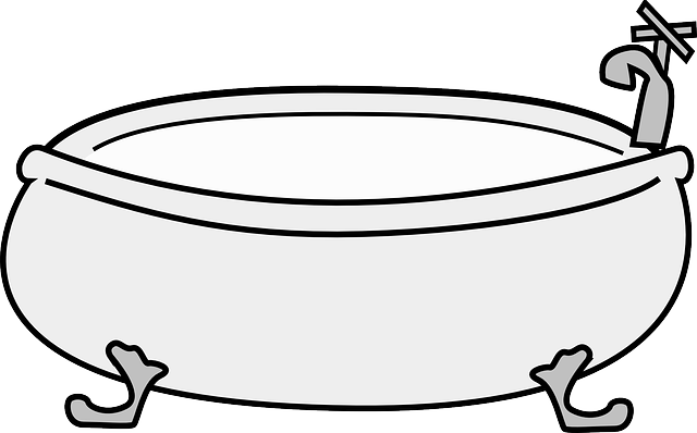 Calendar Clip Art - Bathtub Clip Art (640x398)