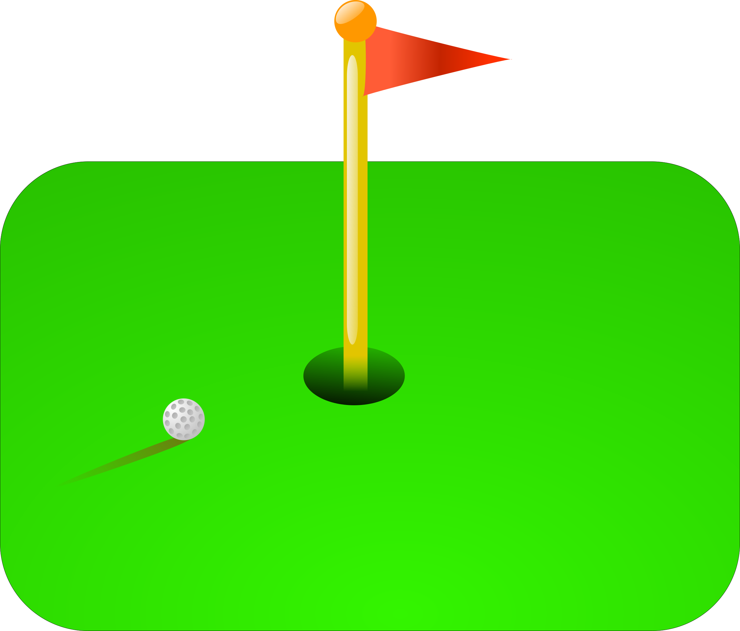 Golf Flag Svg Vector File, Vector Clip Art Svg File - Golf Clip Art (2400x2049)