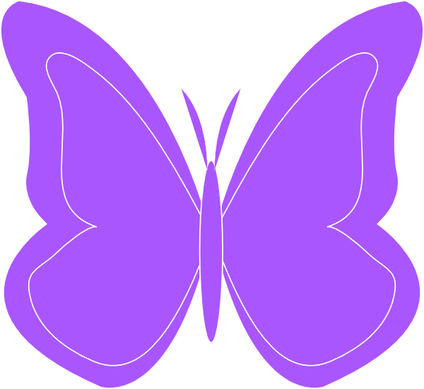 Violet Butterfly Clip Art Vector Online Royalty Free - Riodinidae (600x550)