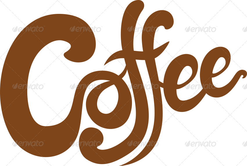 5 Handlettered Coffee Illustrations By - Coffee Sign Transparent (850x574)