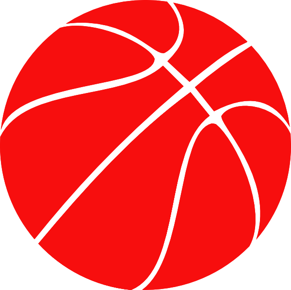 Basketball Border For Microsoft Word Clipart Panda - Basketball Clipart Black And White (600x599)