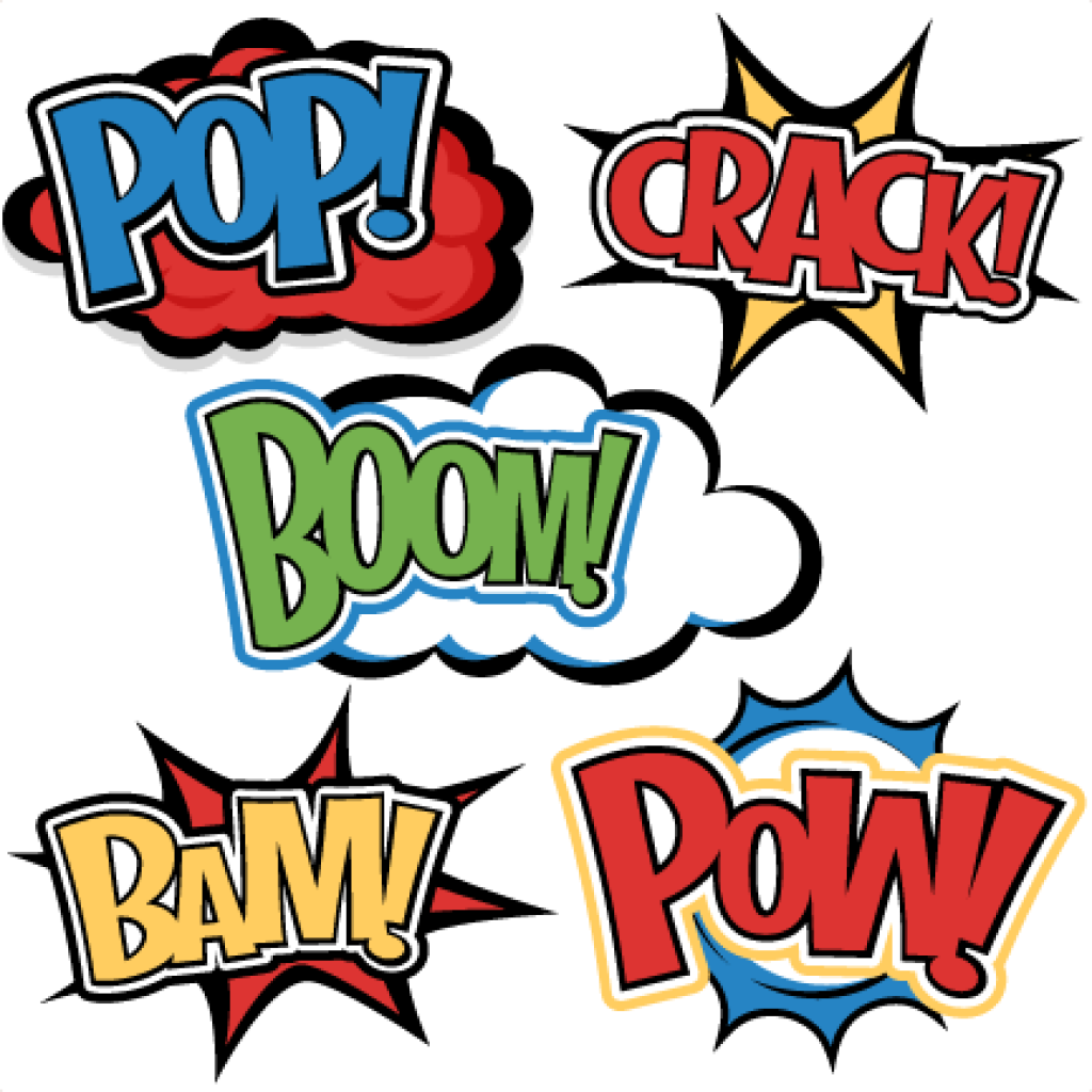 Superhero Word Cutouts Superhero Words Svg Cutting - Super Hero Words Png (1024x1024)
