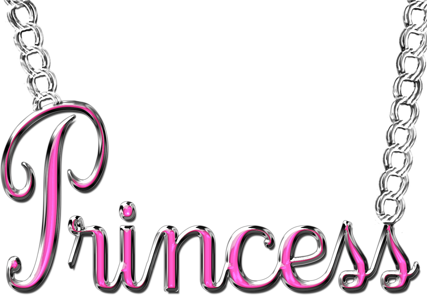 Word Princess Necklace Png By Princessdawn755 Word - Princess Word Pink Png (1512x1080)