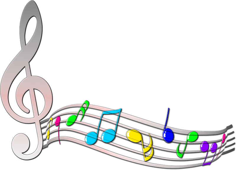 Note, Scores, Treble Clef, Melody, Music, Clip Art - Melody Clip Art (800x577)