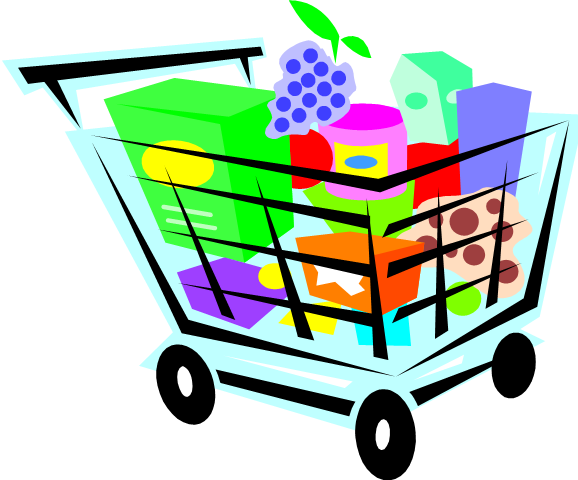 Supermarket Clip Art Clipart - Grocery Store Logo Design (578x480)
