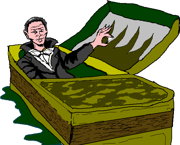 Count 20clipart - Waking Up From A Coffin (600x600)