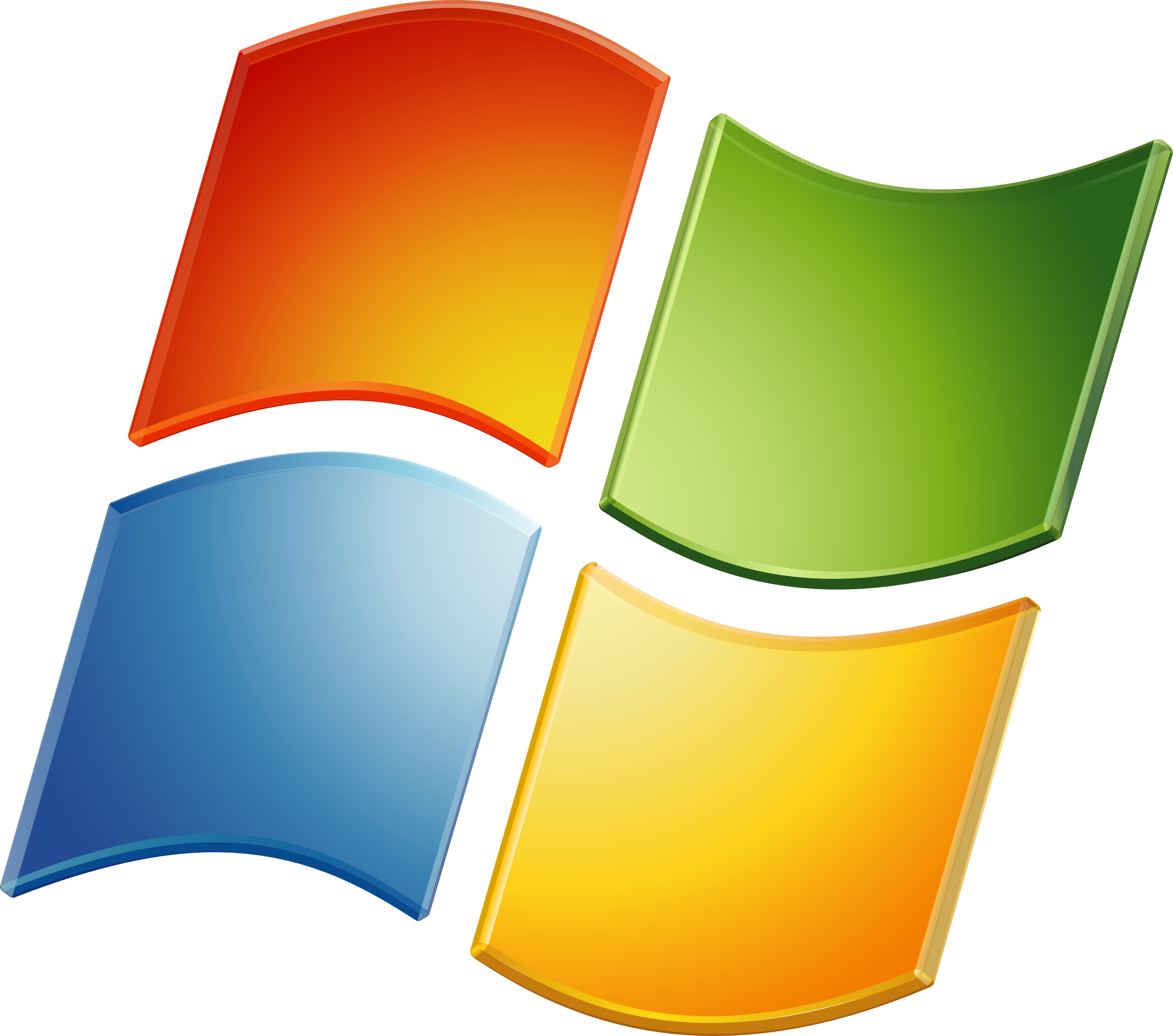 Windows 7 Logo Transparent (3319x2931)