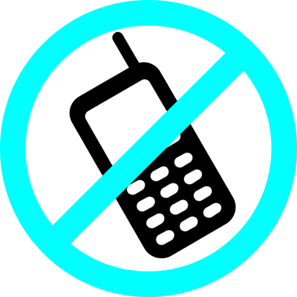 No Cell Phone Clipart Free Clipart Images Cliparts - Turn Off Your Cell Phone (600x600)